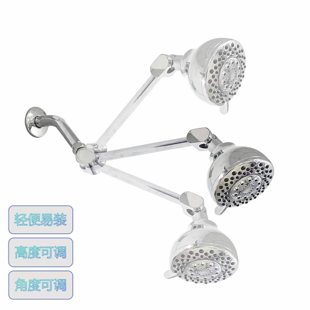 Easy Installation Shower Extension Arm Stainless Steel Angle Adjustable