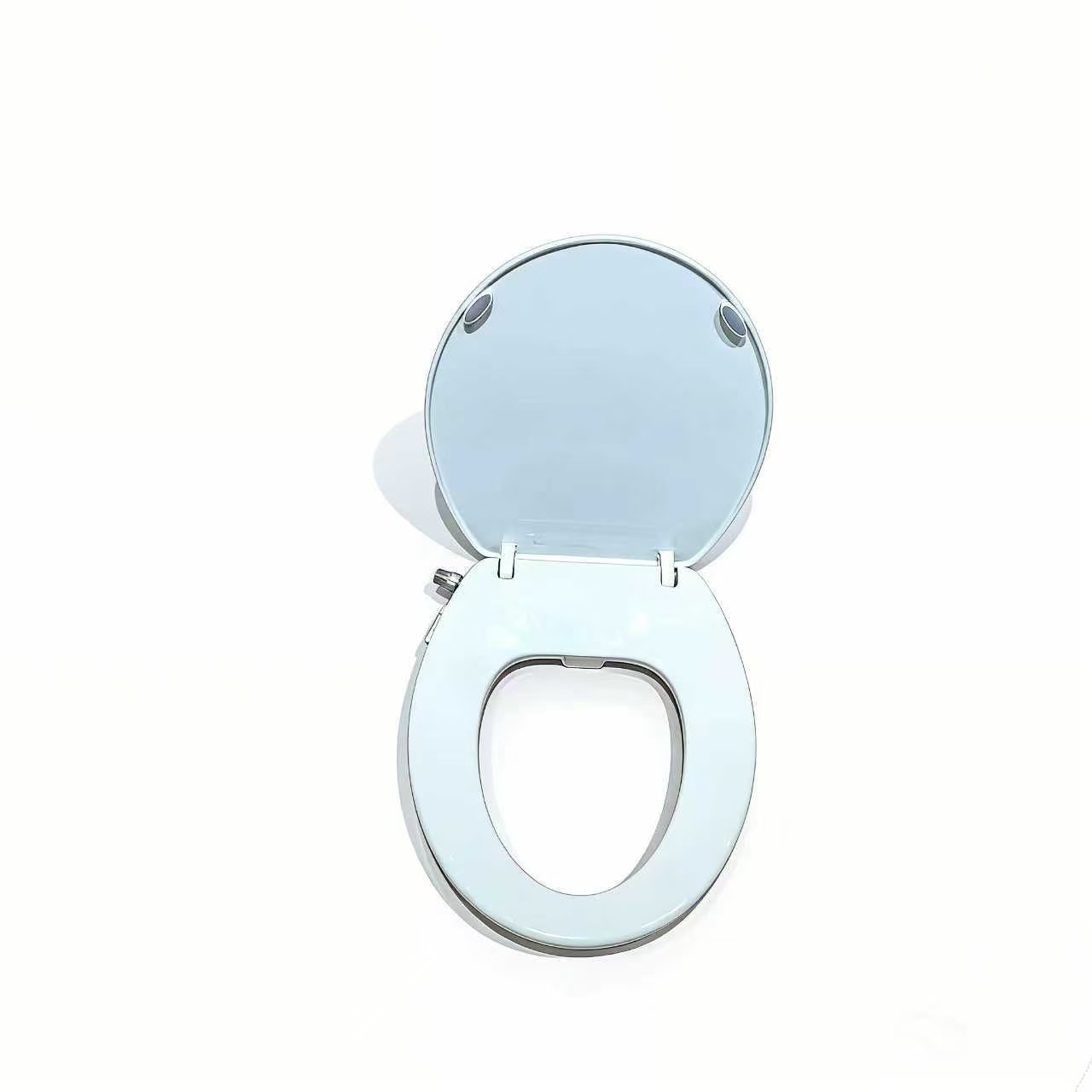 Non Electric Cold Water Round Toilet Bidet Seat With Self Cleaning and Soft Close