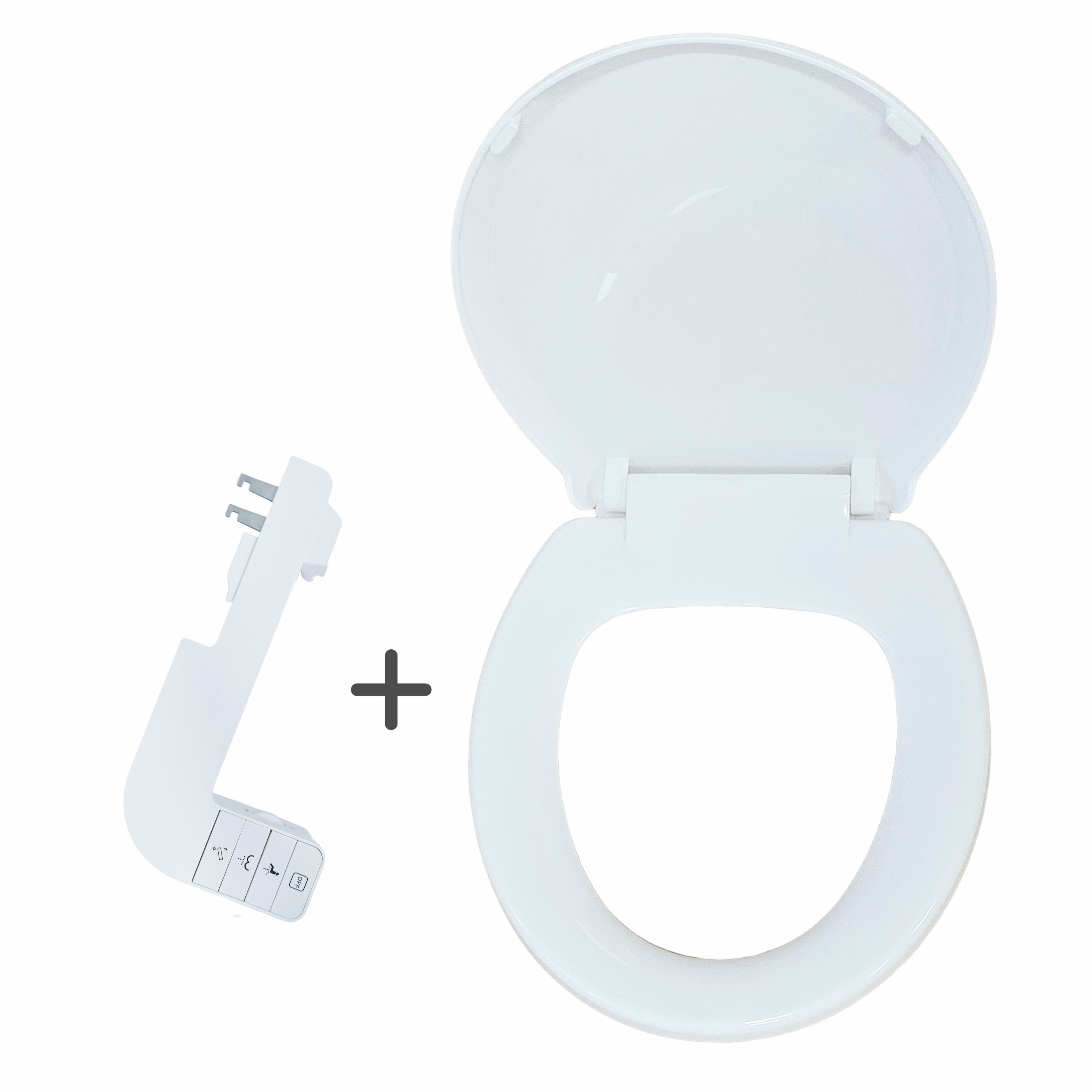 2026 NEW Bidet Combination With O Shape Toilet Seat Non Electric